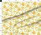 Trailing Floral Orange Chintz Indian Botanical Green Cream Retro Flowers Custom Printed Fabric by Spoonflower Various Fabrics by the Yard or Fat Quarter
